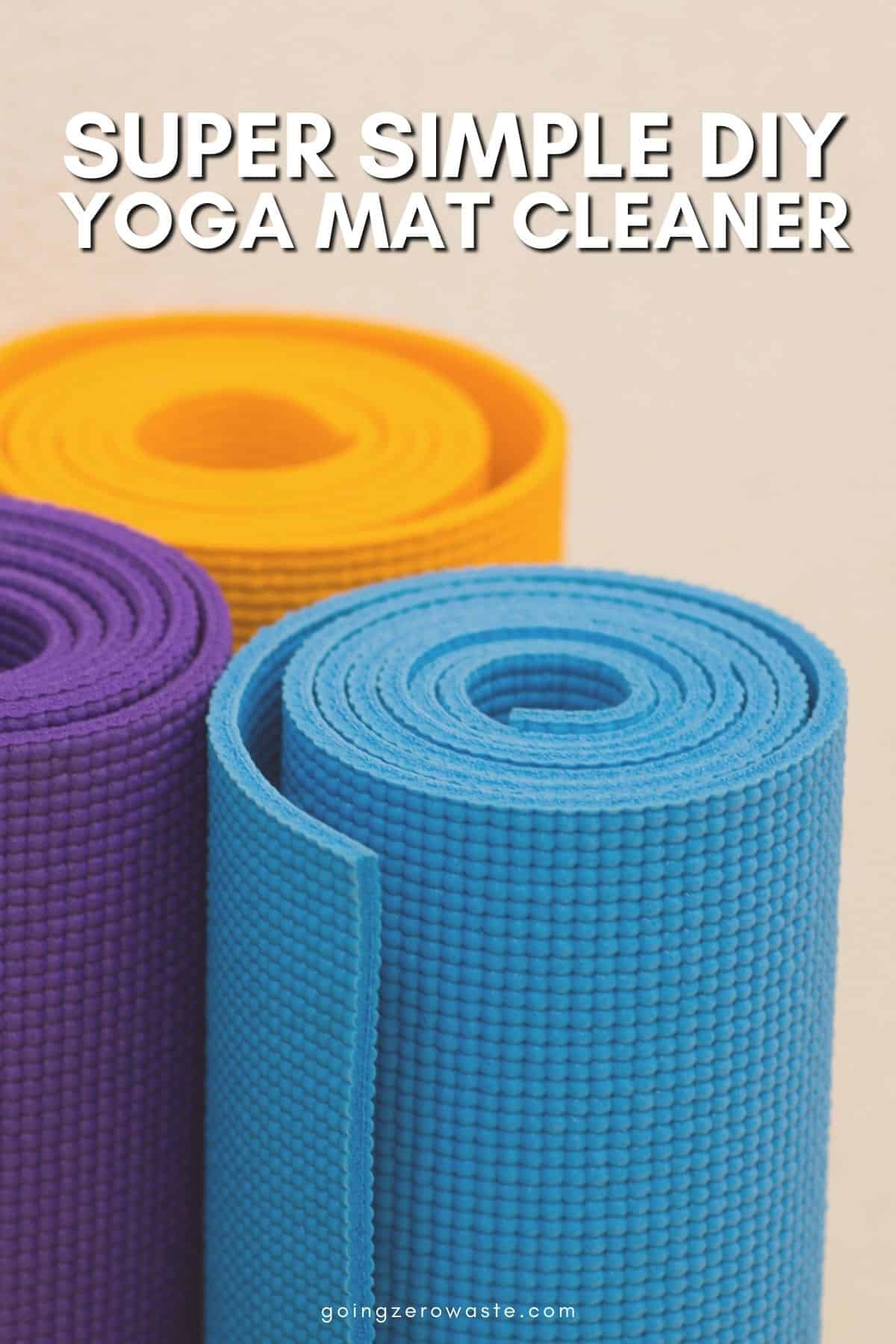 The easiest way to Clear a Yoga Mat the Eco-Nice Method